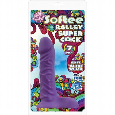 Softee Ballsy Super 7" Cock - Lavender